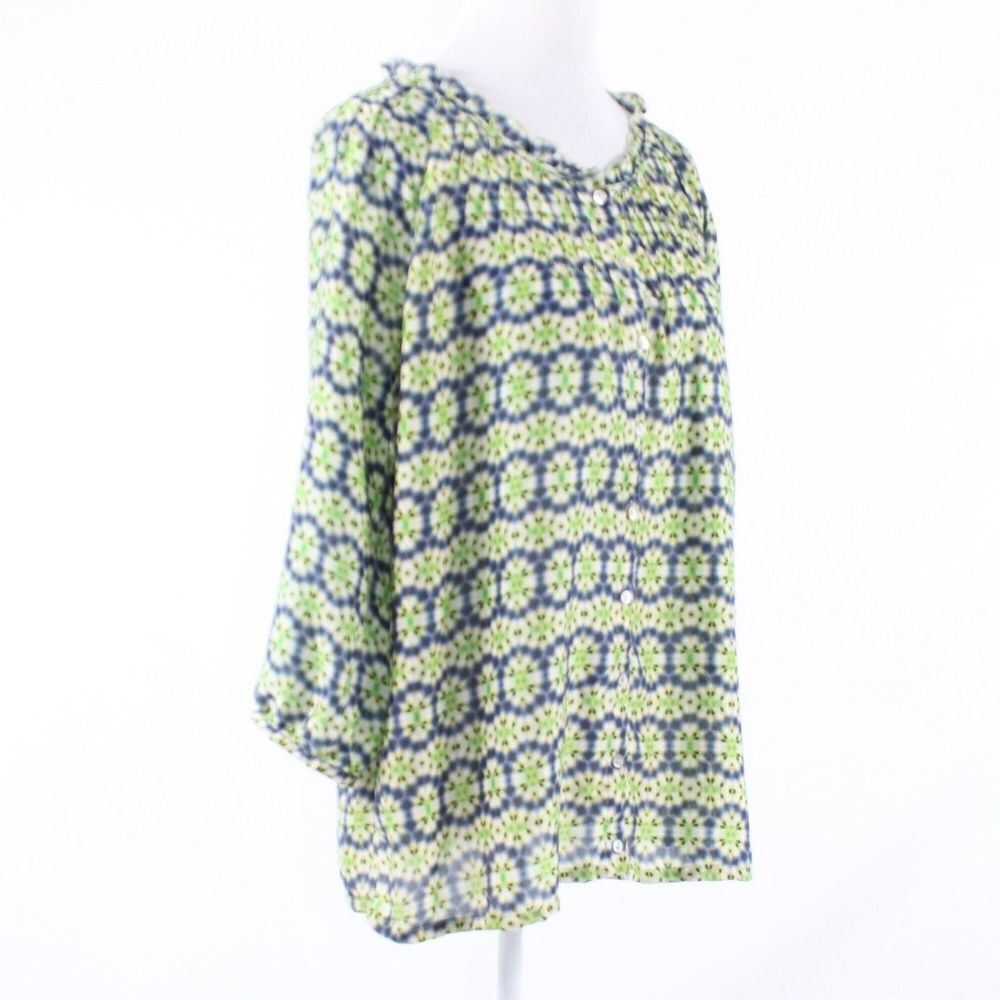 Clements Ribeiro blue blouse 10 - Picture 3 of 8